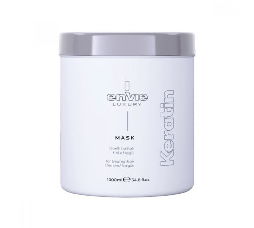 Капиллярная маска Envie Luxury Keratin Mask с кератином для поврежденных волос (EN450), 1000 мл (заводская)