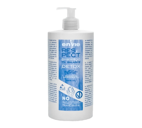 Шампунь Envie Respect Detox pH Balance Shampoo для фарбованого волосся (EN1097), 750 мл