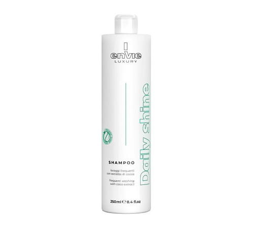 Шампунь Envie Daily Shine Shampoo ежедневный для блеска волос с кокосом (EN475), 250 мл (заводская)