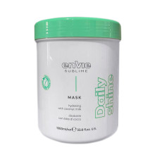Маска Envie Daily Shine Hydrating Mask для блиску та зволоження волосся з кокосовим молочком (EN477), 1000 мл (заводська)