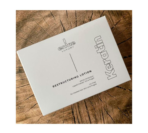 Ампули Envie Luxury Keratin Lotion для догляду та відновлення пошкодженого волосся (EN455), упаковка 10 мл х 10 шт