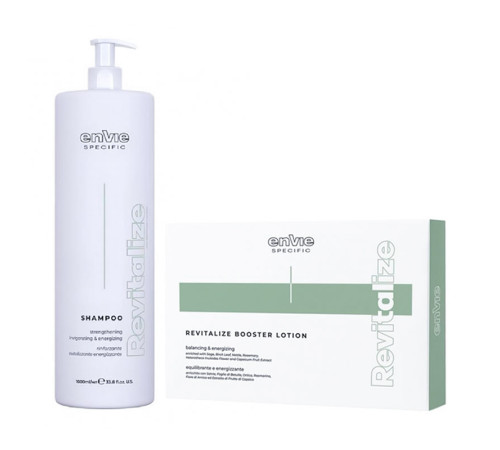 Набор Envie Specific Revitalize шампунь и ампулы против выпадения и для роста волос (EN372/EN376) 1000+10x10 мл