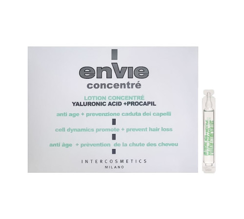 Ампули для інтенсивного росту волосся Envie Hyaluronic Lotion (EN290), 10 мл (1 ампула)