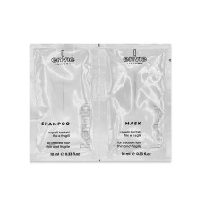 Набір Envie Luxury Keratin шампунь та маска для пошкодженого волосся з кератином (EN451/EN450), 2х10 мл (саше)