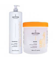 Набір Envie Luxury Milk шампунь та маска з молочними протеїнами та кислим Ph (EN426/EN428), 2х10 мл (саше)