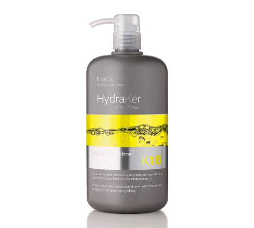 Кератиновый кондиционер Erayba HydraKer K16 Keratin Conditioner для увлажнения и восстановления волос, 1000 мл