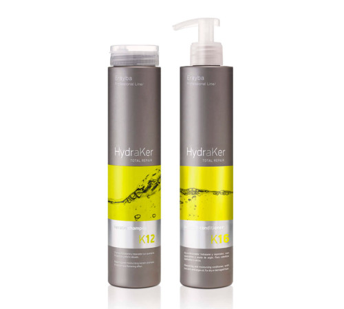 Набір для волосся Erayba DUO HydraKer Keratin шампунь та кондиціонер для зволоження та відновлення волосся, 2х250 мл