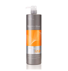 Живильний шампунь Erayba NutriActive N12 Сollastin Shampoo з колагеном та еластином для пошкодженого волосся, 1000 мл