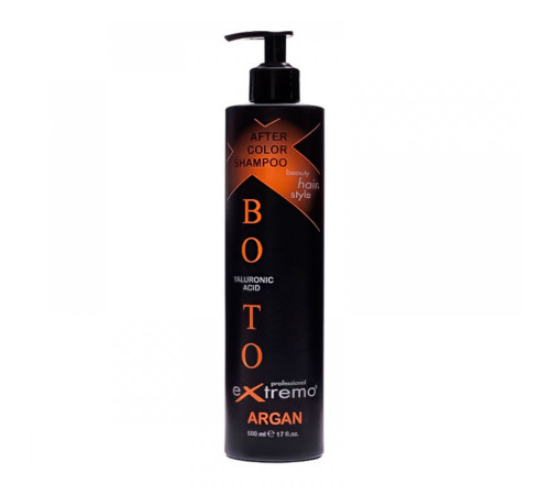 Шампунь для окрашенных волос Extremo Botox After Color Argan Shampoo с аргановым маслом (EX429), 500 мл (заводская)
