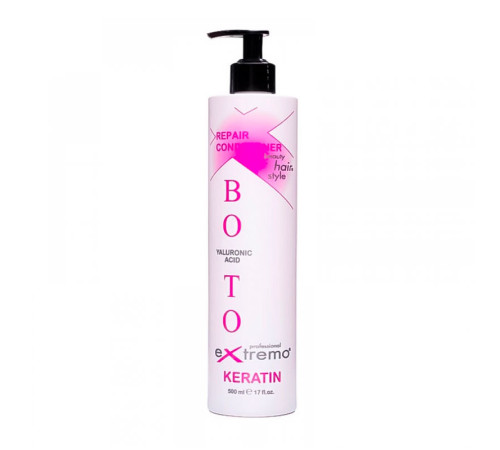 Кондиціонер для відновлення волосся Extremo Keratin Filler Repair Conditioner з кератином (EX431), 500 мл (заводська)
