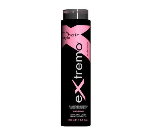 Шампунь Extremo Dry and Crisp Hair Shampoo для сухих и поврежденных волос с аргановым маслом 250 мл (EX405)