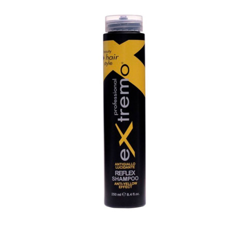 Шампунь Extremo Anti-Yellow Effect Reflex Shampoo с aнтижeлтым эффeктoм (EX414), 250 мл (заводская)