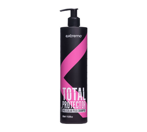 Шампунь Extremo Total Protector Molecular Plex Shampoo 1 для увлажнения и восстановления волос (EX440), 500 мл