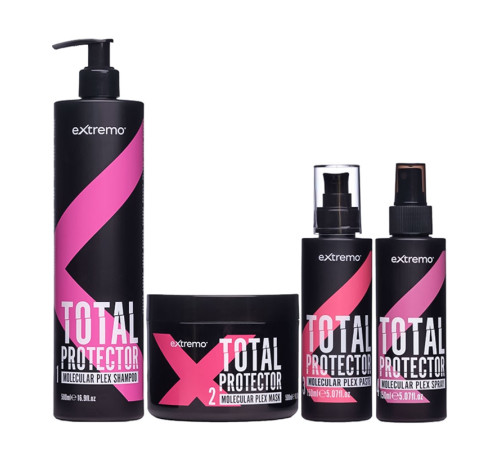 Набір Extremo Total Protector Molecular Plex для комплексного відновлення волосся (EX440), 2x500+2x150 мл