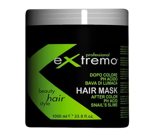 Маска Extremo After Color Mask для фарбованого та пошкодженого волосся з екстрактом равлика (EX420), 500 г (розлив)