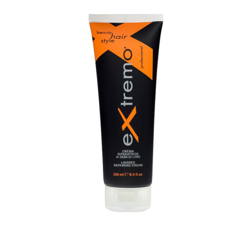 Восстанавливающая маска для волос с льняным маслом Extremo Linseed Repairing Cream (EX401), 250 мл (заводская)