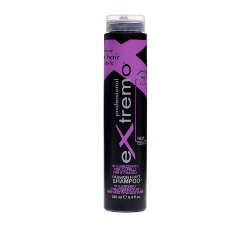 Шампунь Extremo Volumising Treatment for Fine and Fragile Hair Shampoo для придания объема тонким волосам (EX222), 250 мл 