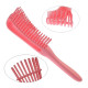 Гребінець з регулюванням щетини для кучерявого волосся Flexi Detangling Brush зелений