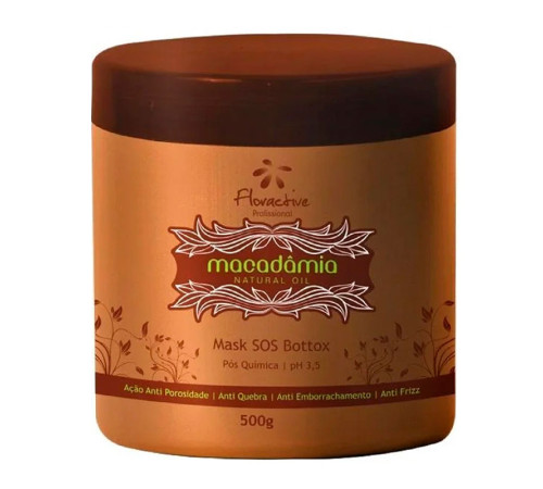 Маска Floractive Macadamia Mask для интенсивного восстановления поврежденных волос