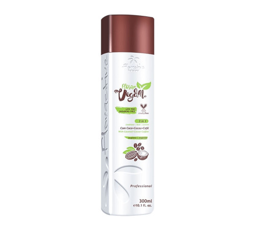 Мaска-кондиціонер Floractive Flora Vegan 3in1 для інтенсивного зволоження волосся після хімічних процедур, 300 мл