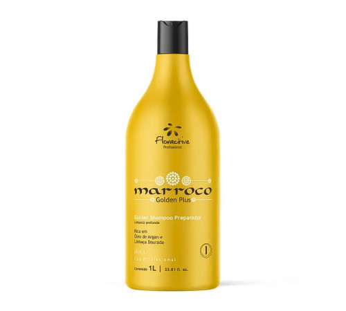 Шампунь глибокого очищення Floractive Marocco Golden Plus Shampoo Preparador, 1000 мл (заводська)