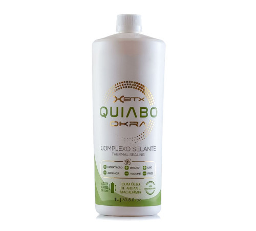Нанопластика для волосся Felps Quiabo Okra, 500 г (розлив)