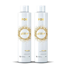 Набір для кератинового випрямлення волосся Fox Glitter, 2х100 г (розлив)