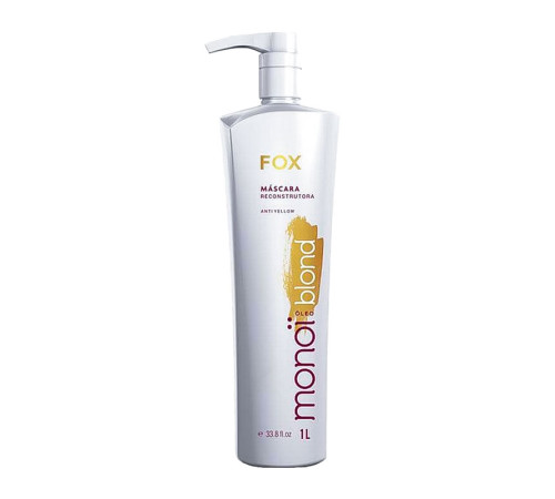 Ботокс для освітленого волосся та блонду Fox Oleo de Monoi Blond (маска-реконструктор), 1000 мл (заводська)