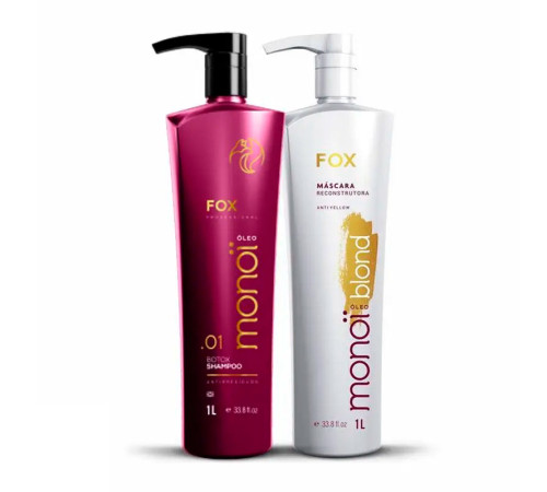 Набір ботоксу Fox Oleo de Monoi Blond, 2х1000 мл (заводські)