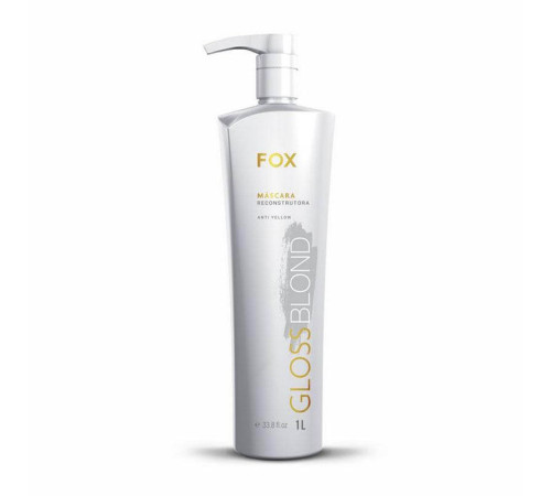 Кератин Fox Gloss Blond з фіолетовим пігментом для освітленого волосся, 200 г (розлив)