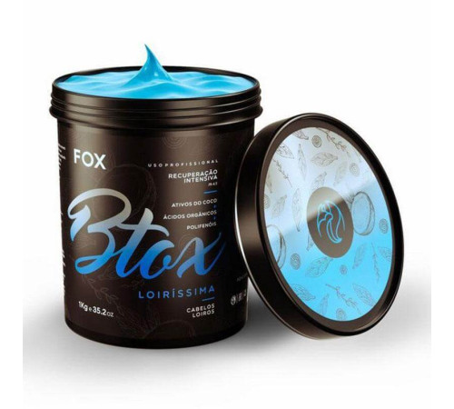 Ботокс Fox Btox Loirissima для відновлення освітленого волосся та блонду, 100 г (розлив)