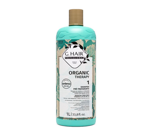 Шампунь G.Hair Organic Therapy Deep Cleansing Shampoo глибокого очищення волосся (крок 1), 1000 мл (заводская)