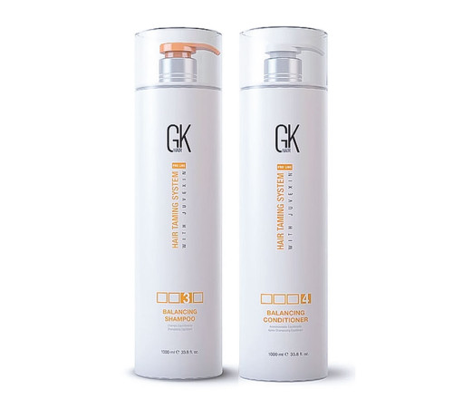 Набір GKhair Global Keratin Balancing балансуючі шампунь та кондиціонер, 2х1000 мл