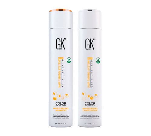 Набір GKhair Global Keratin Moisturizing зволожуючі шампунь та кондиціонер, 2х300 мл