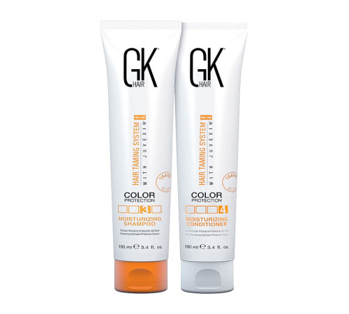 Набір GKhair Global Keratin Moisturizing зволожуючі шампунь та кондиціонер, 2х100 мл