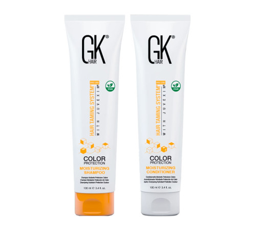 Набір GKhair Global Keratin Moisturizing зволожуючі шампунь та кондиціонер, 2х100 мл