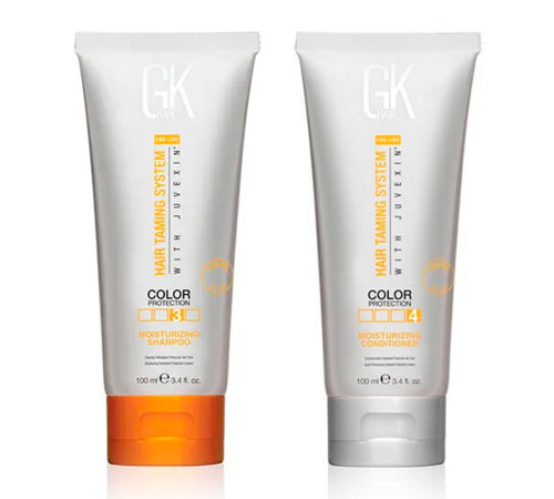 Набір GKhair Global Keratin Moisturizing зволожуючі шампунь та кондиціонер, 2х100 мл