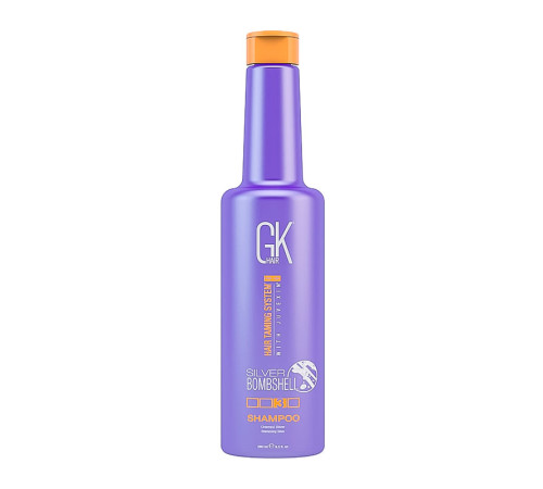 Срібний шампунь GKhair Silver Bombshell Shampoo для холодних відтінків, 280 мл