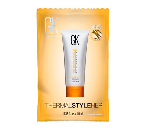 Термозащитный крем GKhair Global Keratin ThermalStyleHer Cream для укладки волос, 10 мл (саше)