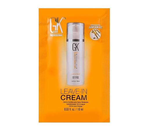 Незмивний крем-кондиціонер hair Leave-In Conditioner Cream для блиску та шовковості волося, 10 мл (саше)