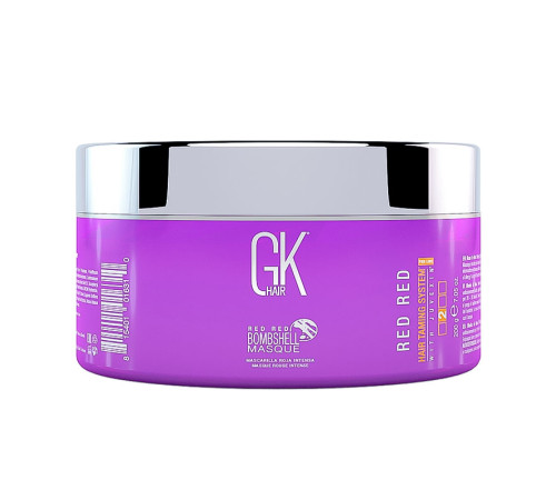 Маска з червоним відтінком GKhair Red Red Bombshell Masque для тонування волосся, 200 мл