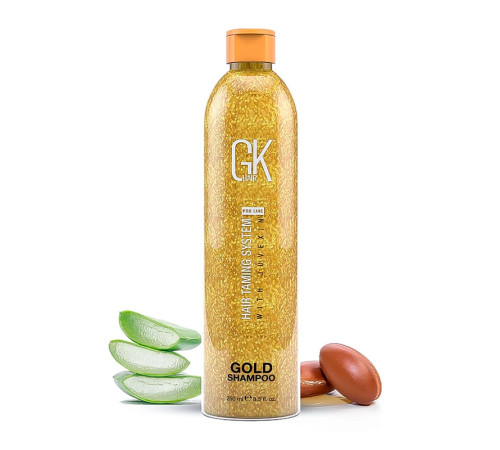 Золотий шампунь Global Keratin Gold Shampoo, 250 мл