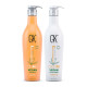 Набір GKHair Global Keratin СВD Vegan з протеїнами, шампунь і кондиціонер для живлення волосся, 2х650 мл