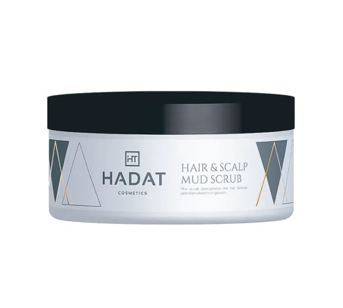 Очищаючий скраб Hadat Cosmetics Hair and Scap Mud Scrub з морською сіллю для волосся та шкіри голови, 300 мл