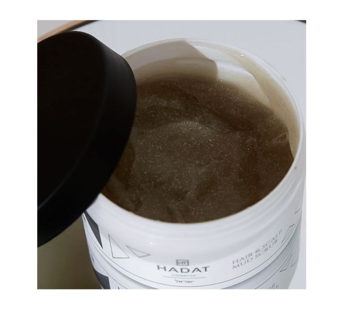 Очищаючий скраб Hadat Cosmetics Hair and Scap Mud Scrub з морською сіллю для волосся та шкіри голови, 300 мл