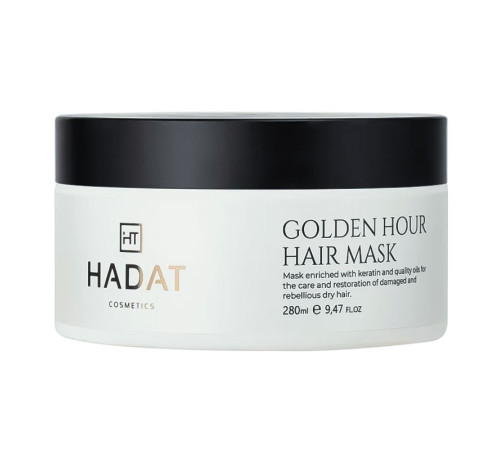 Інтенсивно відновлююча маска Hadat Golden Hour Hair Mask для сухого і ламкого волосся, 280 мл