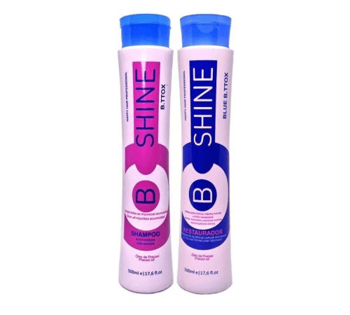 Набір ботоксу для волосся Happy Hair B.Shine Restorer Blue