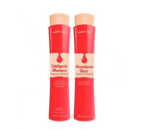 Набір кератину для волосся Happy Hair Macadamia Gloss