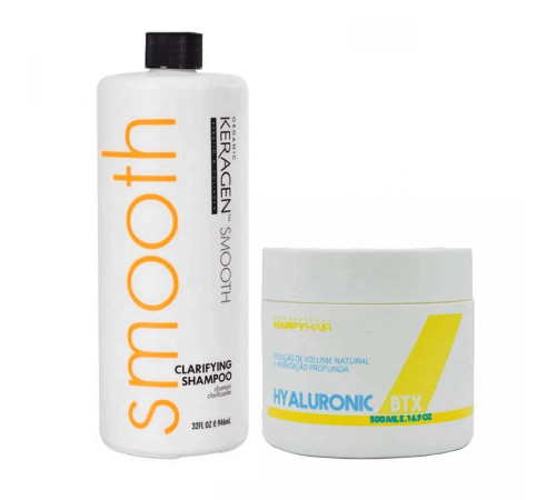 Набір ботоксу для волосся Happy Hair Hyaluronic BTX