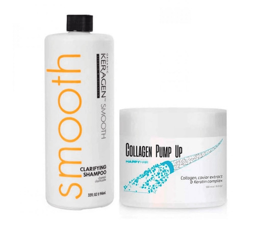 Набір колагену для волосся Happy Hair BTX Collagen Pump UP